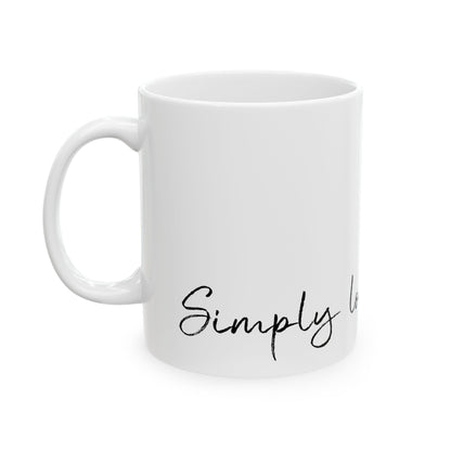 F1 Simply Lovely Mug with Track, Formula One Mug, Inspirational Ceramic Mug for Coffee Lovers