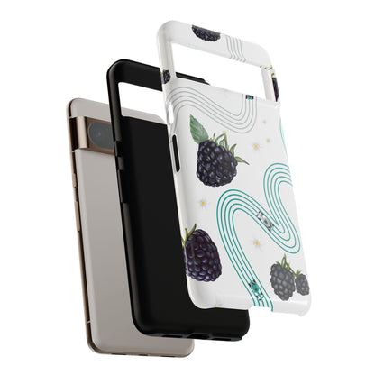 F1 Mercedes and Blackberries Phone Case , Trendy F1 Gift, Formula 1 Gift, Cute Fruit F1 Phone Case, Unique Phone Case