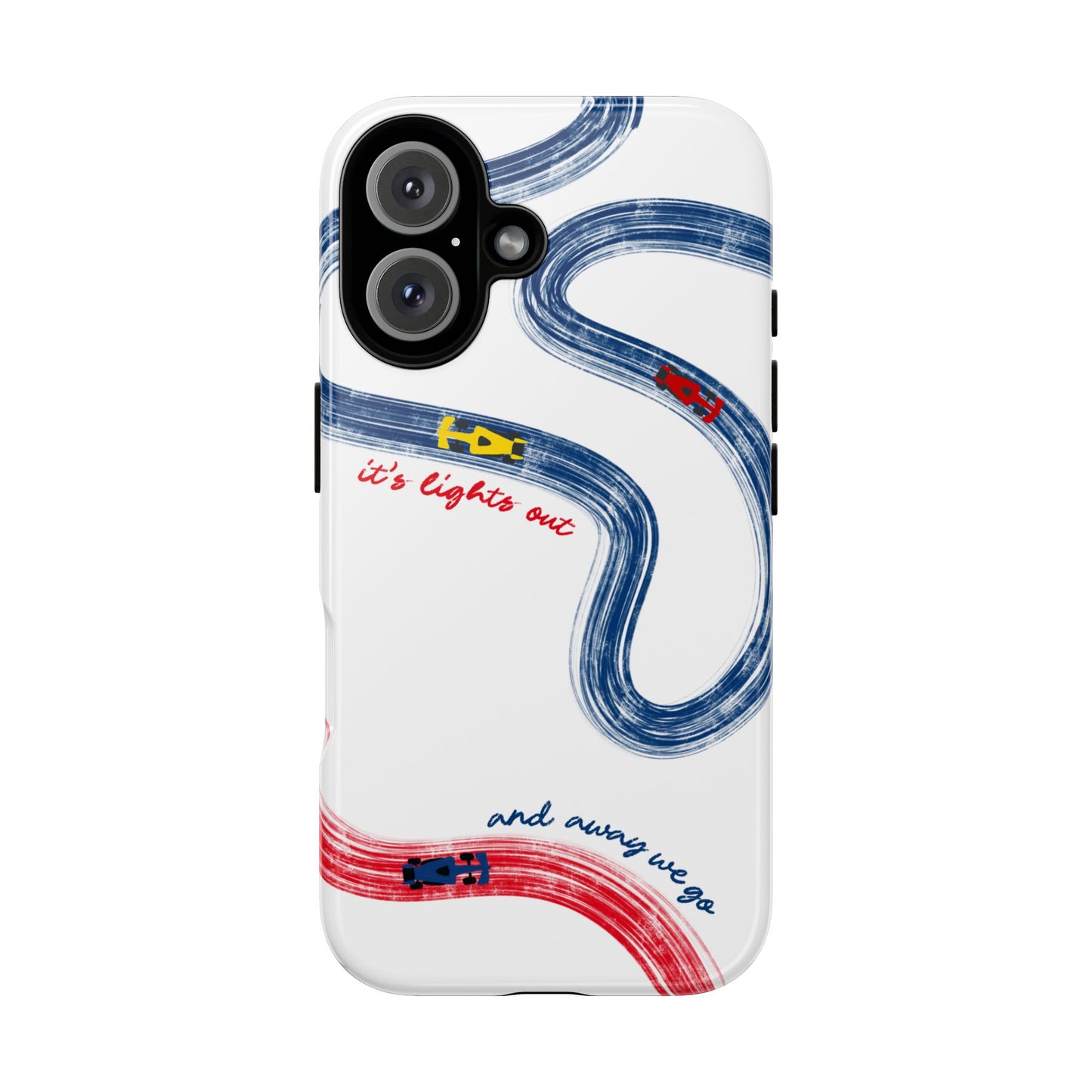 F1 Red Bull Racing Painted Track F1 Phone Case Design