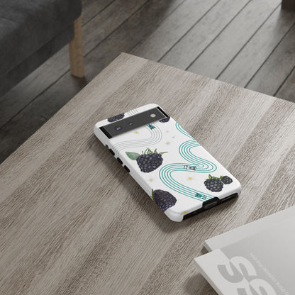 F1 Mercedes and Blackberries Phone Case , Trendy F1 Gift, Formula 1 Gift, Cute Fruit F1 Phone Case, Unique Phone Case