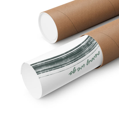 Green F1 Matte Horizontal Poster | US SIZING