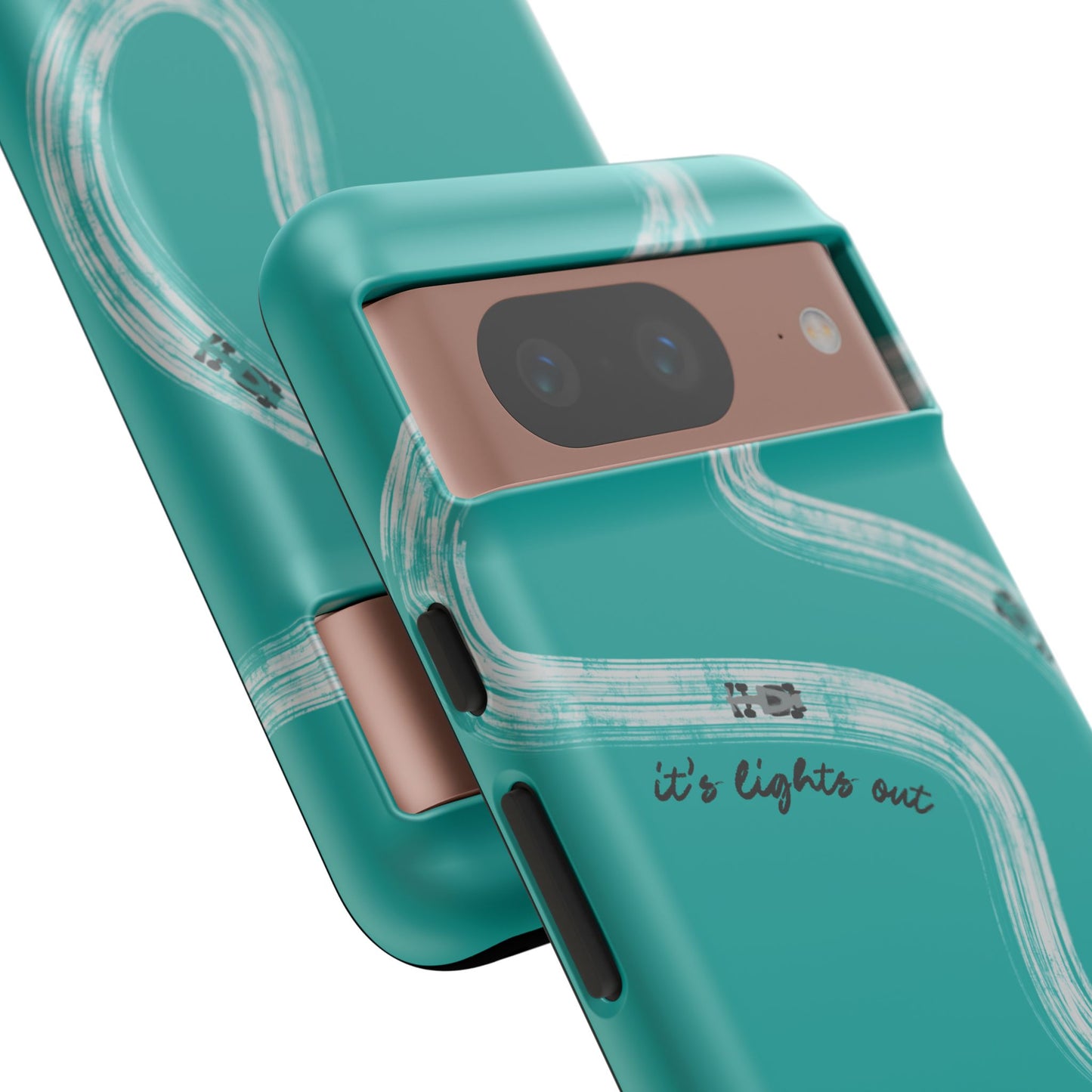 Mercedes F1 Phone Case Painted "its lights out and away we go", Trendy F1 Gift, Formula 1 Gift, Cute F1 Phone Case