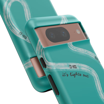Mercedes F1 Phone Case Painted "its lights out and away we go", Trendy F1 Gift, Formula 1 Gift, Cute F1 Phone Case