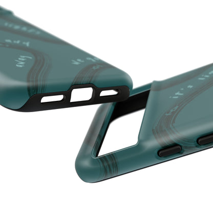 Teal Lights Out F1 Phone Case Design, Trendy F1 Gift, Formula 1 Gift, Cute F1 Phone Case, Unique Formula One Phone Case