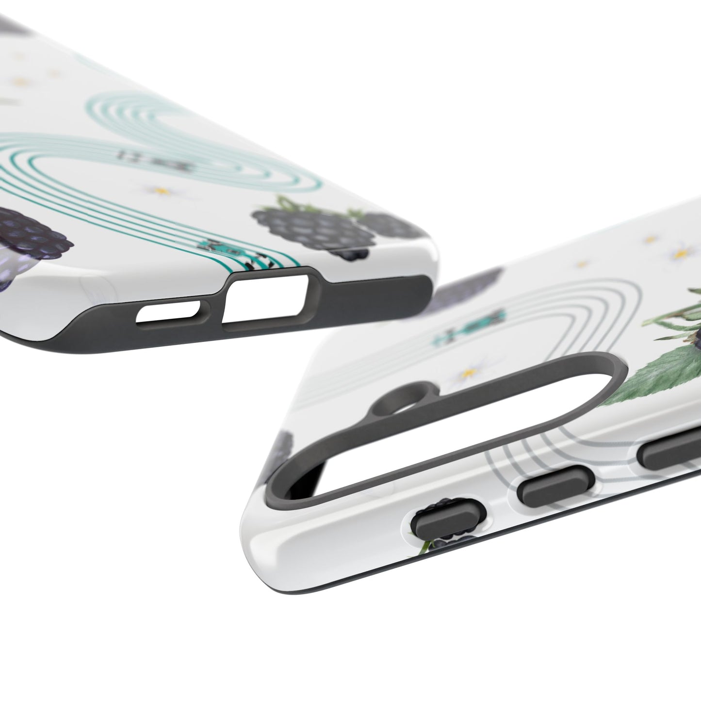 F1 Mercedes and Blackberries Phone Case , Trendy F1 Gift, Formula 1 Gift, Cute Fruit F1 Phone Case, Unique Phone Case
