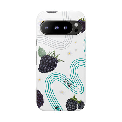 F1 Mercedes and Blackberries Phone Case , Trendy F1 Gift, Formula 1 Gift, Cute Fruit F1 Phone Case, Unique Phone Case