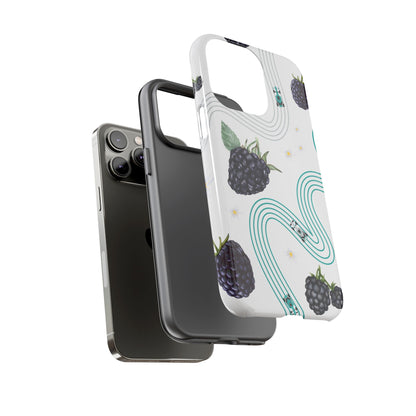 F1 Mercedes and Blackberries Phone Case , Trendy F1 Gift, Formula 1 Gift, Cute Fruit F1 Phone Case, Unique Phone Case