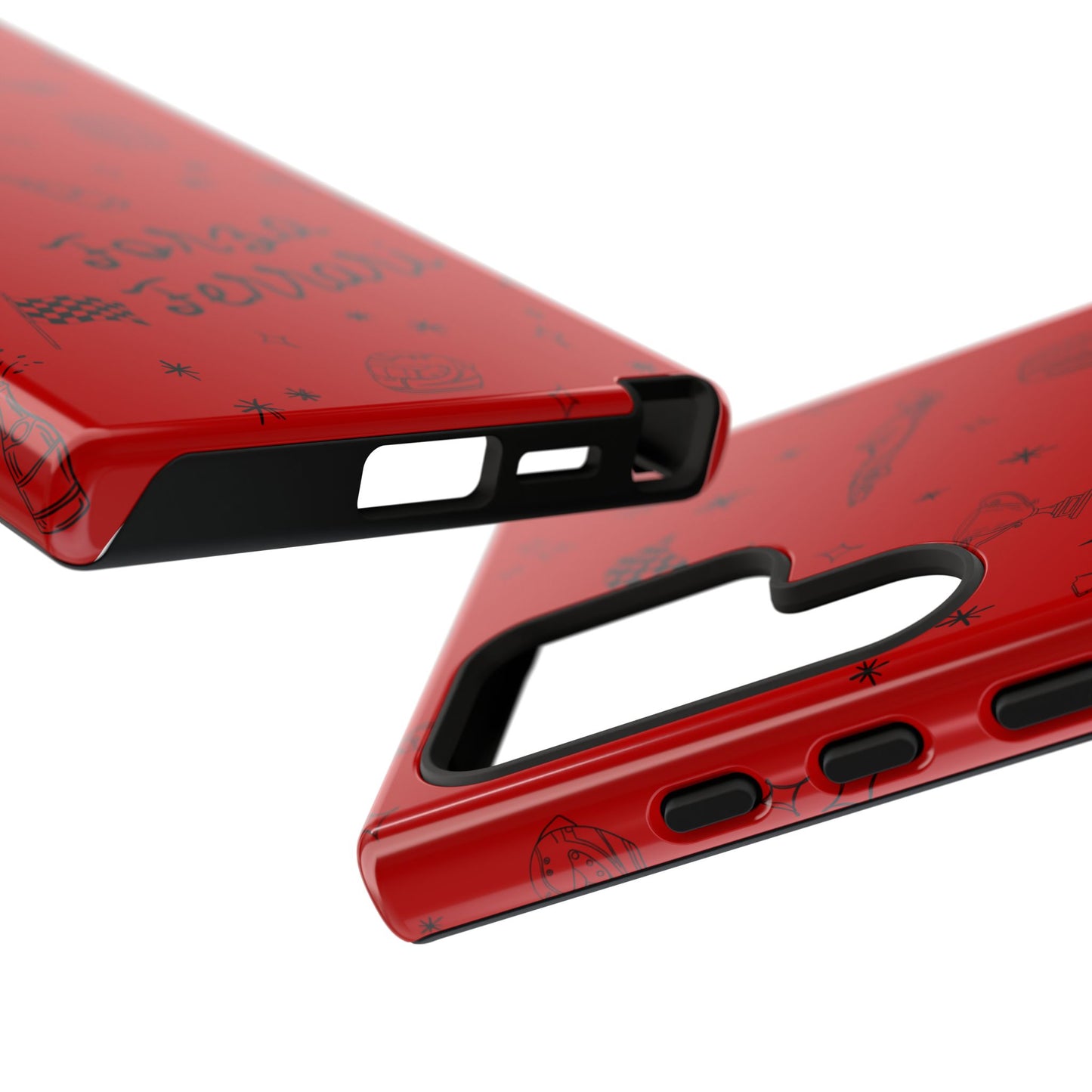 F1 Ferrari Racing Doodle "Forza Ferrari" F1 Phone Case Design