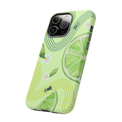 Green F1 Aston Martin and Lime Phone Case, Trendy F1 Gift, Formula 1 Gift, Cute Fruit F1 Phone Case, Unique Phone Case