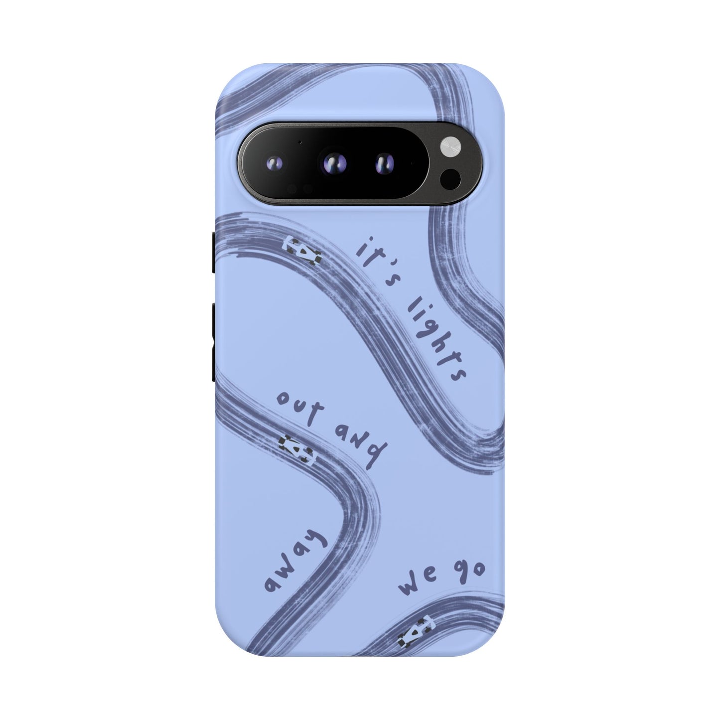 Blue Lights Out F1 Phone Case Design, Trendy F1 Gift, Formula 1 Gift, Cute F1 Phone Case, Unique Formula One Phone Case