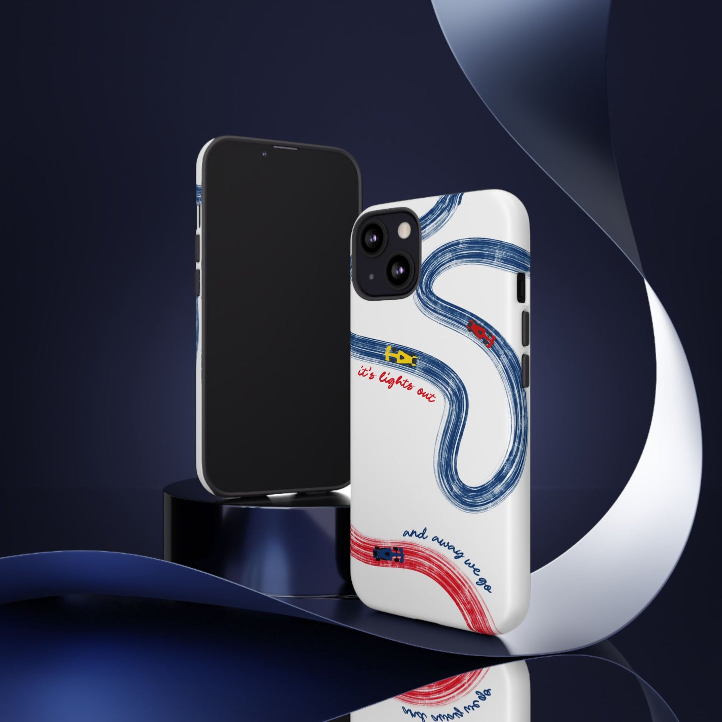 F1 Red Bull Racing Painted Track F1 Phone Case Design