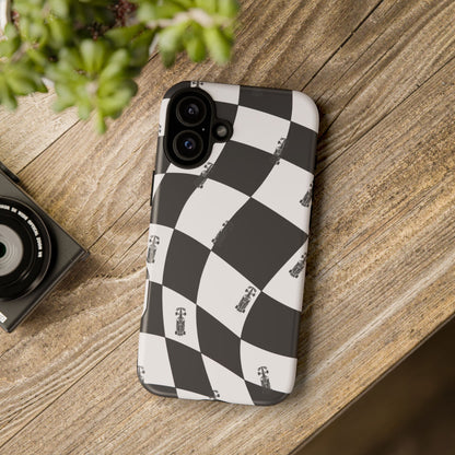 F1 Phone Case Black and White Checkered Design, Trendy F1 Gift, Formula 1 Gift, Cute F1 Phone Case, Unique Formula One Phone Case