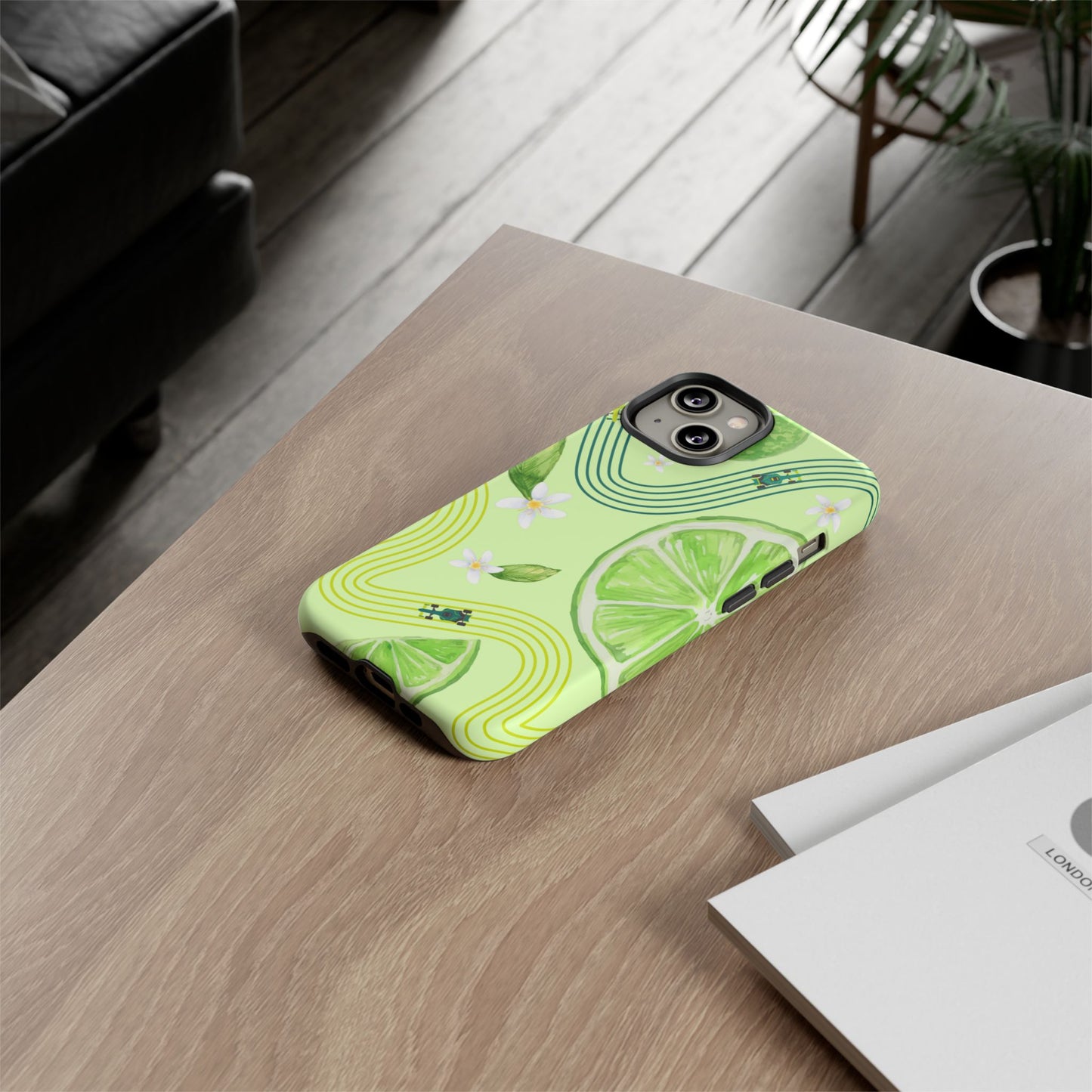 Green F1 Aston Martin and Lime Phone Case, Trendy F1 Gift, Formula 1 Gift, Cute Fruit F1 Phone Case, Unique Phone Case
