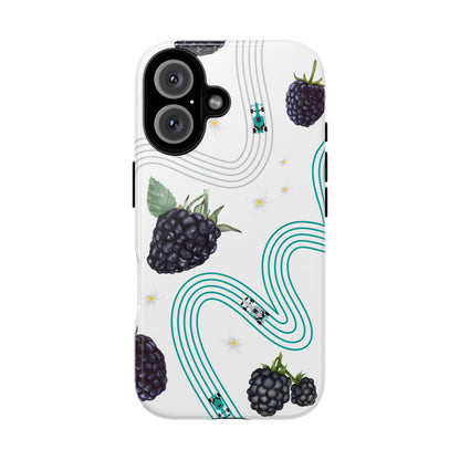 F1 Mercedes and Blackberries Phone Case , Trendy F1 Gift, Formula 1 Gift, Cute Fruit F1 Phone Case, Unique Phone Case