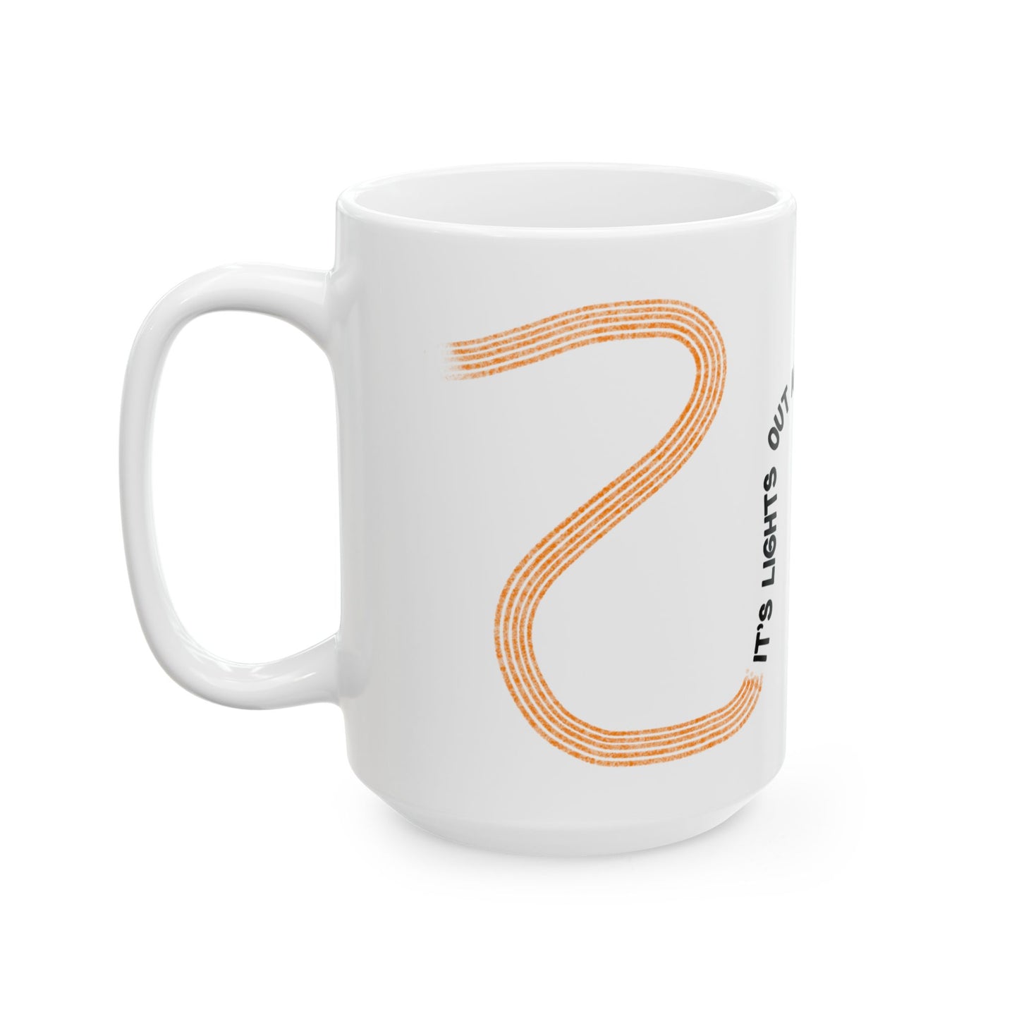 F1  It's Lights Out and Away We Go Mug, Unique Gift for Coffee Lovers, Whimsical Formula 1 Gift