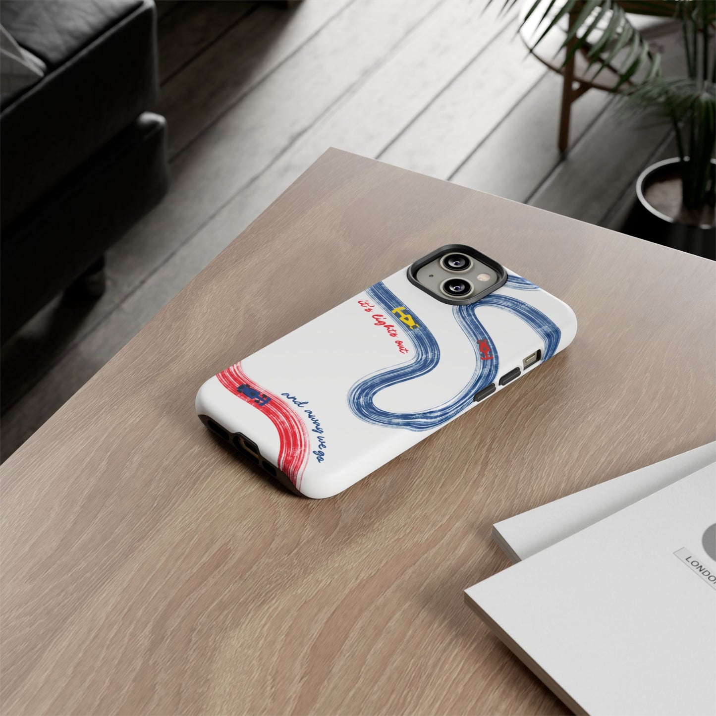 F1 Red Bull Racing Painted Track F1 Phone Case Design