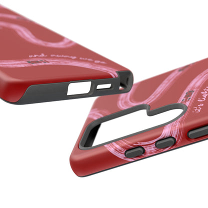 Red and Pink Lights Out F1 Phone Case Design, Trendy F1 Gift, Formula 1 Gift, Cute F1 Phone Case, Unique Formula One Phone Case