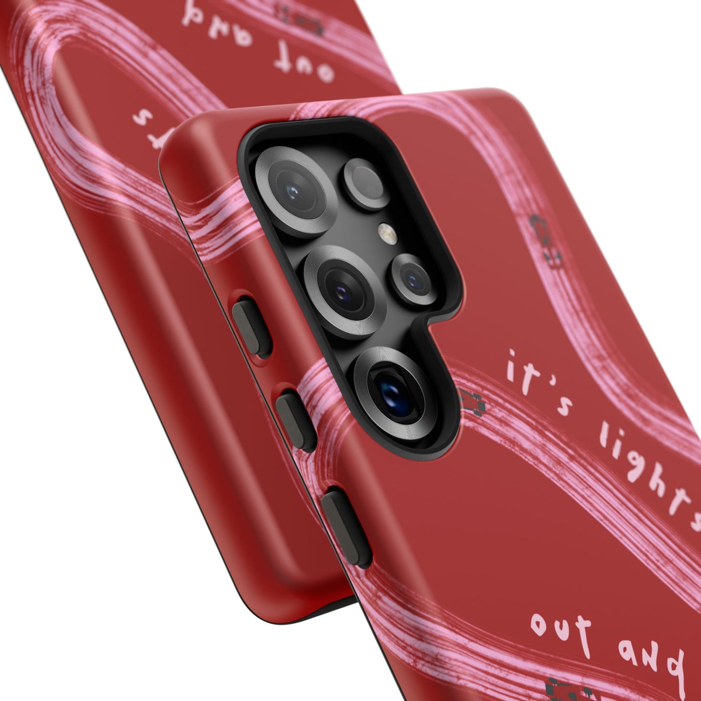 Red and Pink Lights Out F1 Phone Case Design, Trendy F1 Gift, Formula 1 Gift, Cute F1 Phone Case, Unique Formula One Phone Case