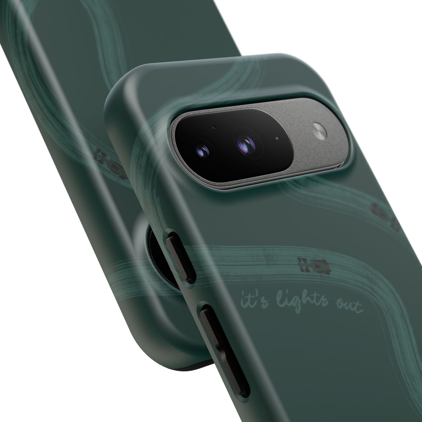 F1 Phone Case Monochrome Green Painted "its lights out and away we go", Trendy F1 Gift, Formula 1 Gift, Cute F1 Phone Case, Phone Case