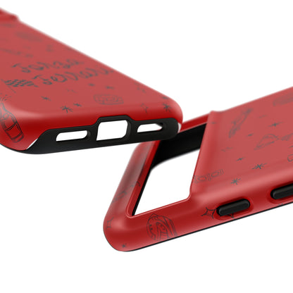 F1 Ferrari Racing Doodle "Forza Ferrari" F1 Phone Case Design