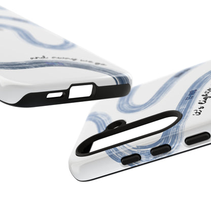 F1 Phone Case Blue Painted "its lights out and away we go", Trendy F1 Gift, Formula 1 Gift, Cute F1 Phone Case, Gift for F1 Fans