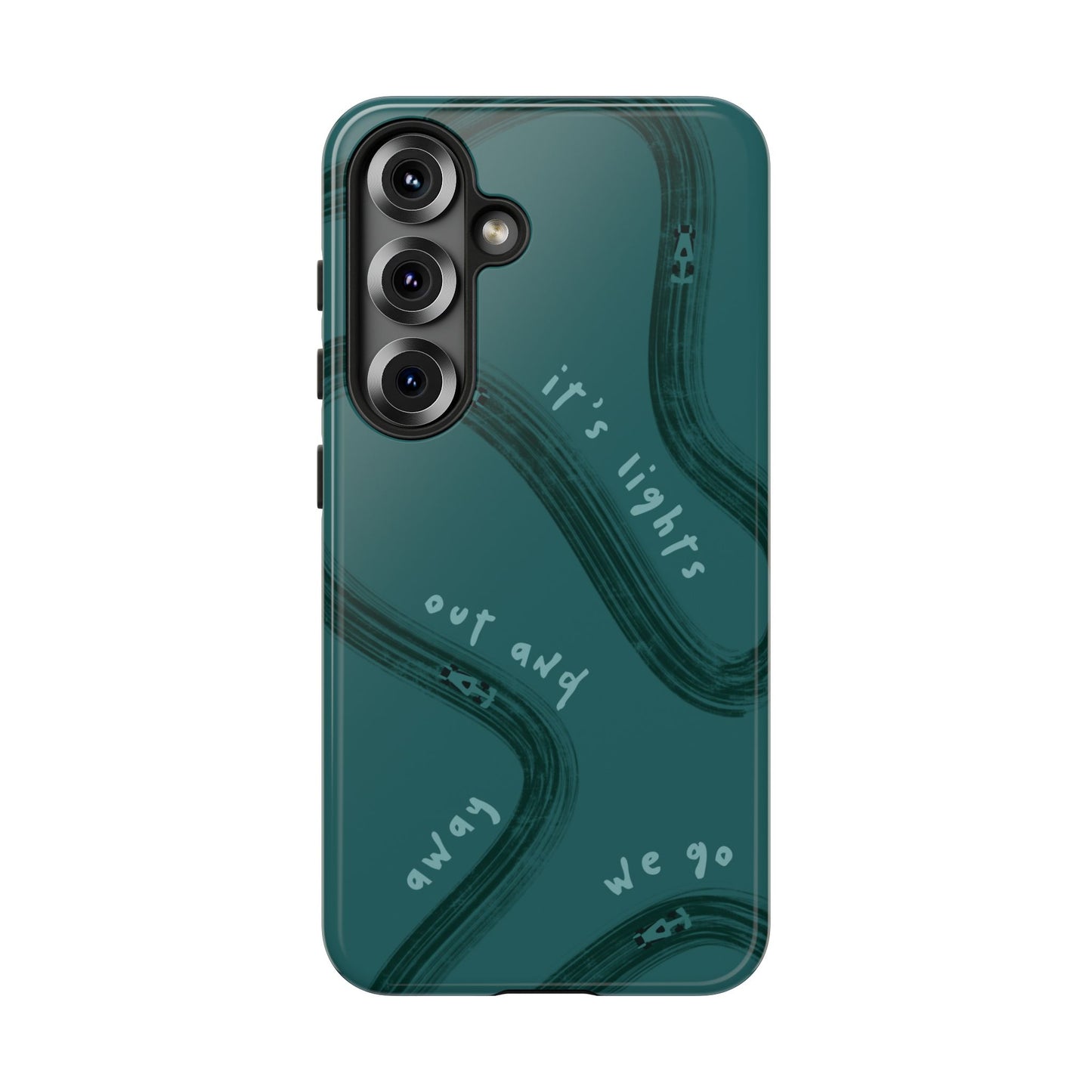 Teal Lights Out F1 Phone Case Design, Trendy F1 Gift, Formula 1 Gift, Cute F1 Phone Case, Unique Formula One Phone Case