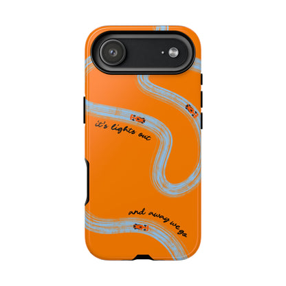 F1 Phone Case McLaren Painted "its lights out and away we go", Trendy F1 Gift, Formula 1 Gift, Cute F1 Phone Case, Phone Case