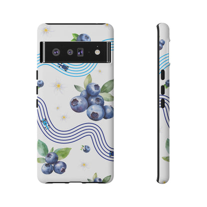 F1 Williams and Blueberries Phone Case, Trendy F1 Gift, Formula 1 Gift, Cute Fruit F1 Phone Case, Unique Phone Case