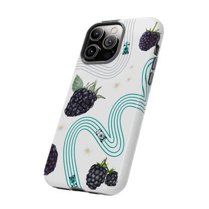F1 Mercedes and Blackberries Phone Case , Trendy F1 Gift, Formula 1 Gift, Cute Fruit F1 Phone Case, Unique Phone Case