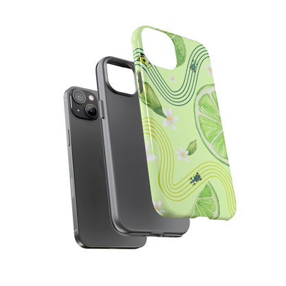 Green F1 Aston Martin and Lime Phone Case, Trendy F1 Gift, Formula 1 Gift, Cute Fruit F1 Phone Case, Unique Phone Case