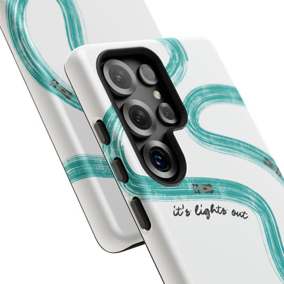 Mercedes F1 Phone Case Painted "its lights out and away we go", Trendy F1 Gift, Formula 1 Gift, Cute F1 Phone Case