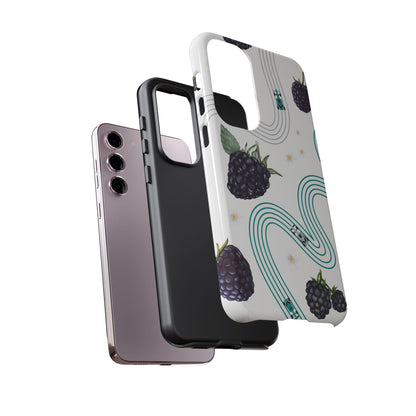 F1 Mercedes and Blackberries Phone Case , Trendy F1 Gift, Formula 1 Gift, Cute Fruit F1 Phone Case, Unique Phone Case