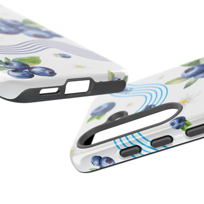 F1 Williams and Blueberries Phone Case, Trendy F1 Gift, Formula 1 Gift, Cute Fruit F1 Phone Case, Unique Phone Case
