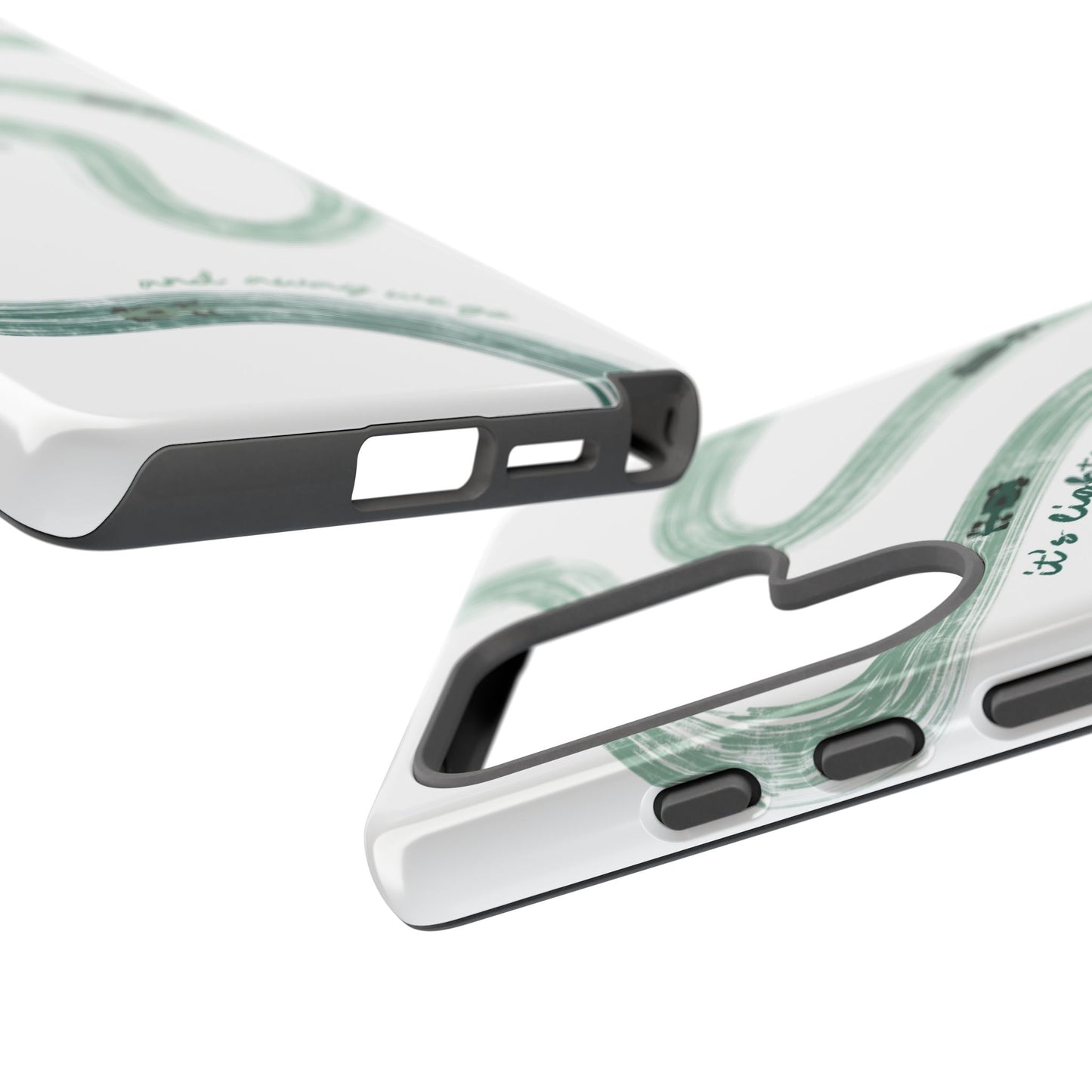 F1 Phone Case Green Painted "its lights out and away we go", Trendy F1 Gift, Formula 1 Gift, Cute F1 Phone Case, Gift for F1 Fans