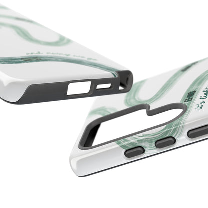 F1 Phone Case Green Painted "its lights out and away we go", Trendy F1 Gift, Formula 1 Gift, Cute F1 Phone Case, Gift for F1 Fans