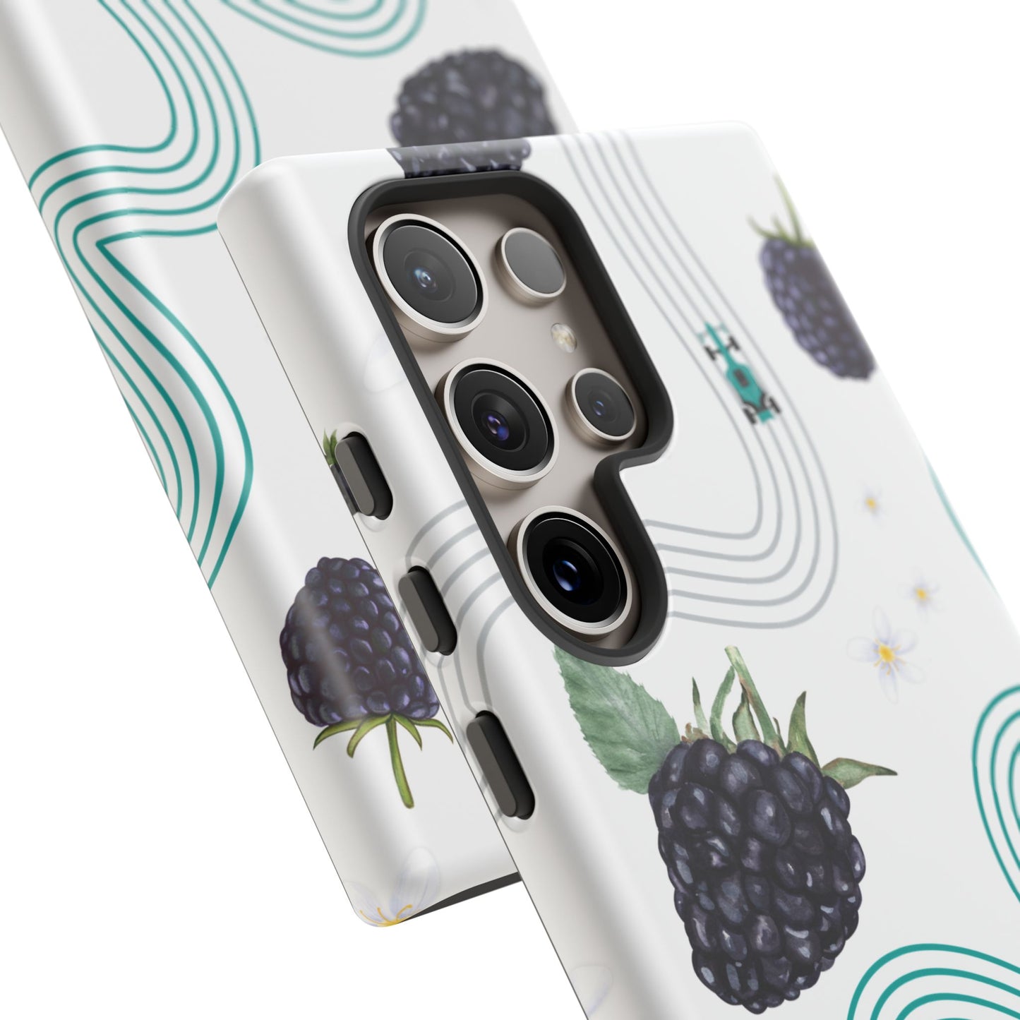 F1 Mercedes and Blackberries Phone Case , Trendy F1 Gift, Formula 1 Gift, Cute Fruit F1 Phone Case, Unique Phone Case