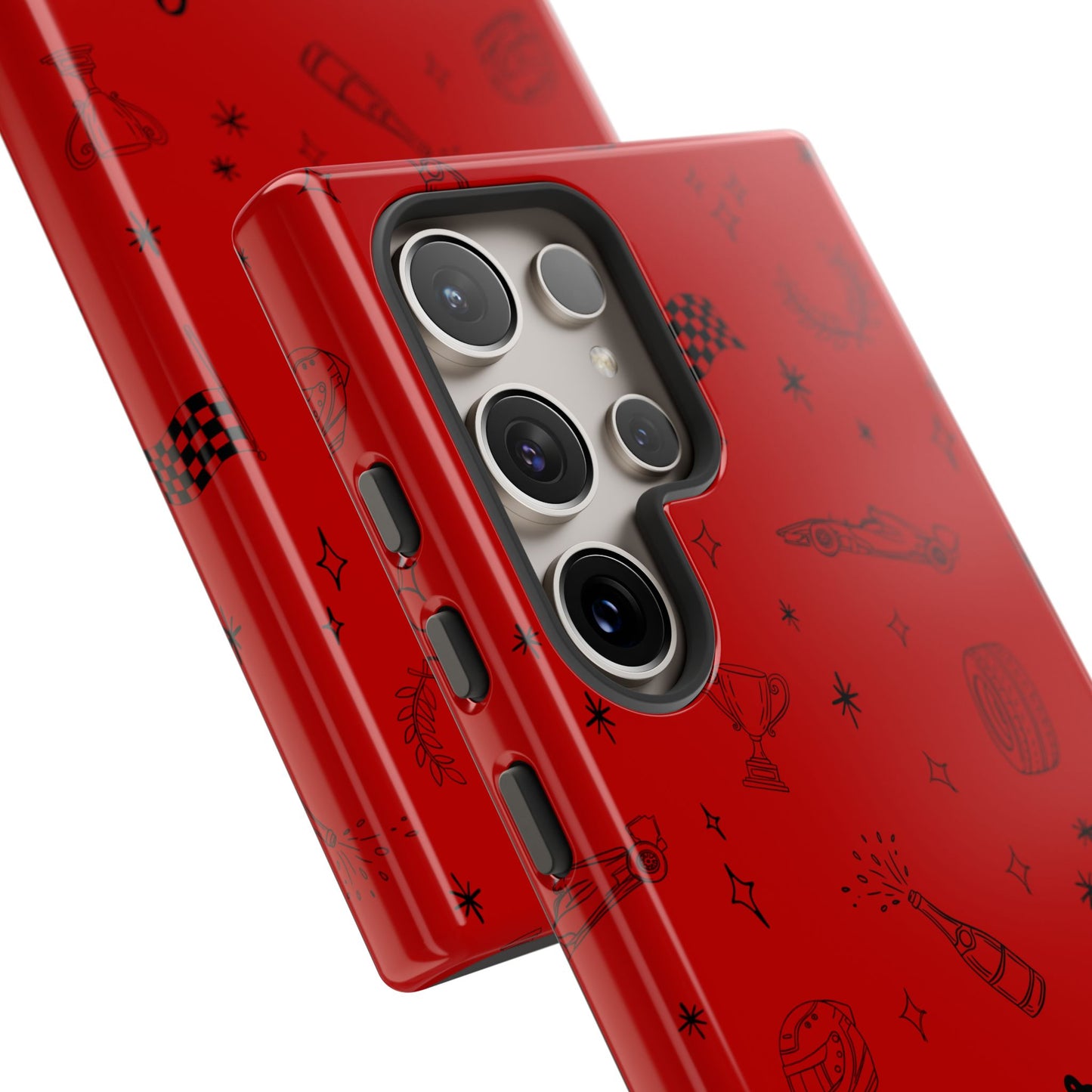 F1 Ferrari Racing Doodle "Forza Ferrari" F1 Phone Case Design