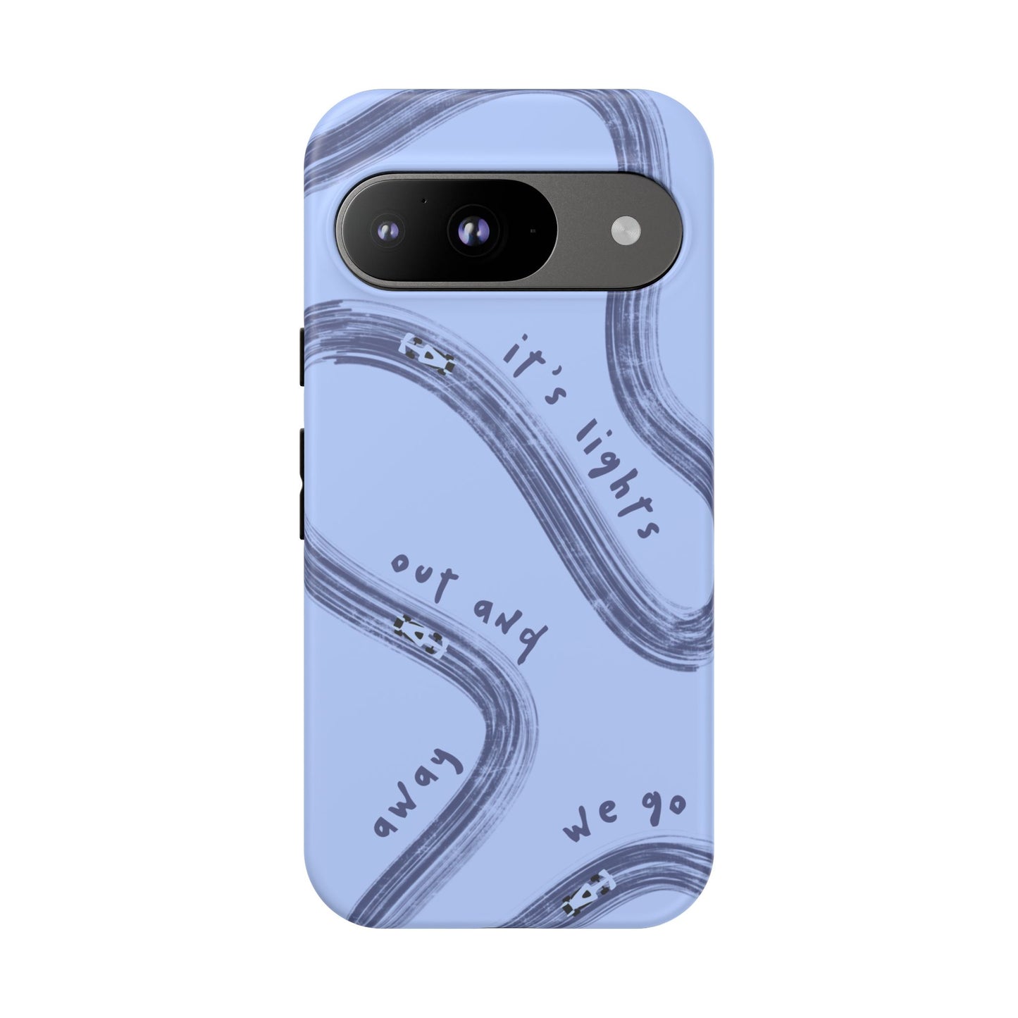 Blue Lights Out F1 Phone Case Design, Trendy F1 Gift, Formula 1 Gift, Cute F1 Phone Case, Unique Formula One Phone Case
