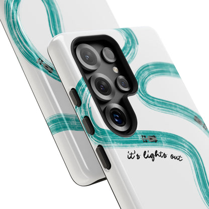Mercedes F1 Phone Case Painted "its lights out and away we go", Trendy F1 Gift, Formula 1 Gift, Cute F1 Phone Case