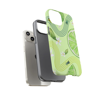 Green F1 Aston Martin and Lime Phone Case, Trendy F1 Gift, Formula 1 Gift, Cute Fruit F1 Phone Case, Unique Phone Case
