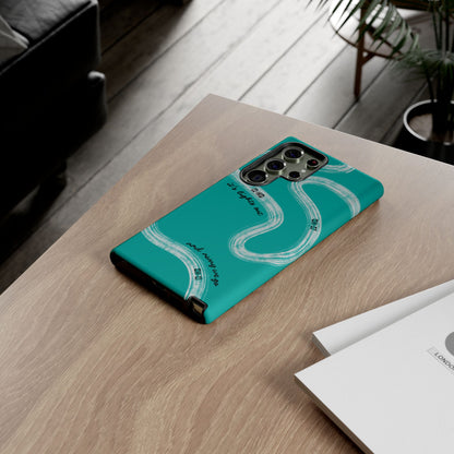 Mercedes F1 Phone Case Painted "its lights out and away we go", Trendy F1 Gift, Formula 1 Gift, Cute F1 Phone Case