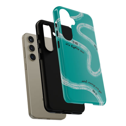 Mercedes F1 Phone Case Painted "its lights out and away we go", Trendy F1 Gift, Formula 1 Gift, Cute F1 Phone Case