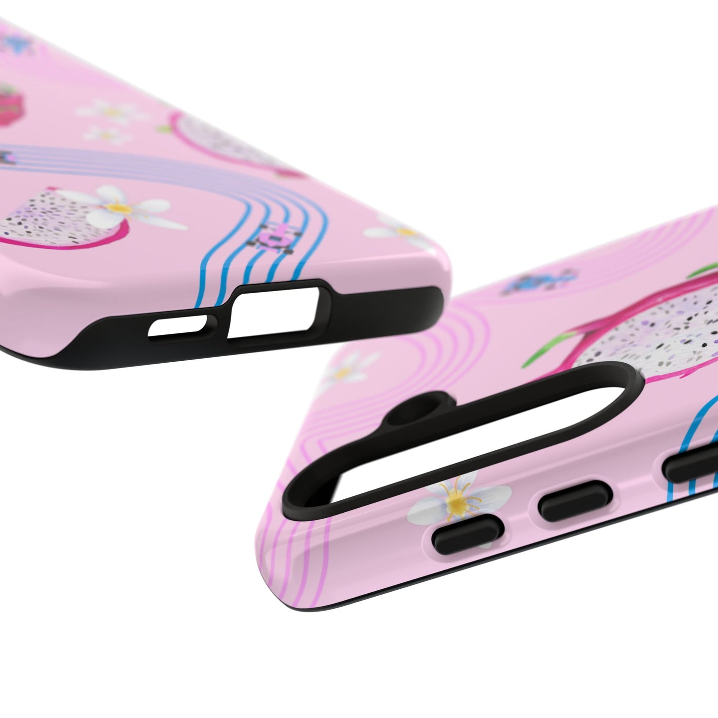 Pink F1 Alpine and Dragonfruit Phone Case, Trendy F1 Gift, Formula 1 Gift, Cute Fruit F1 Phone Case, Unique Phone Case