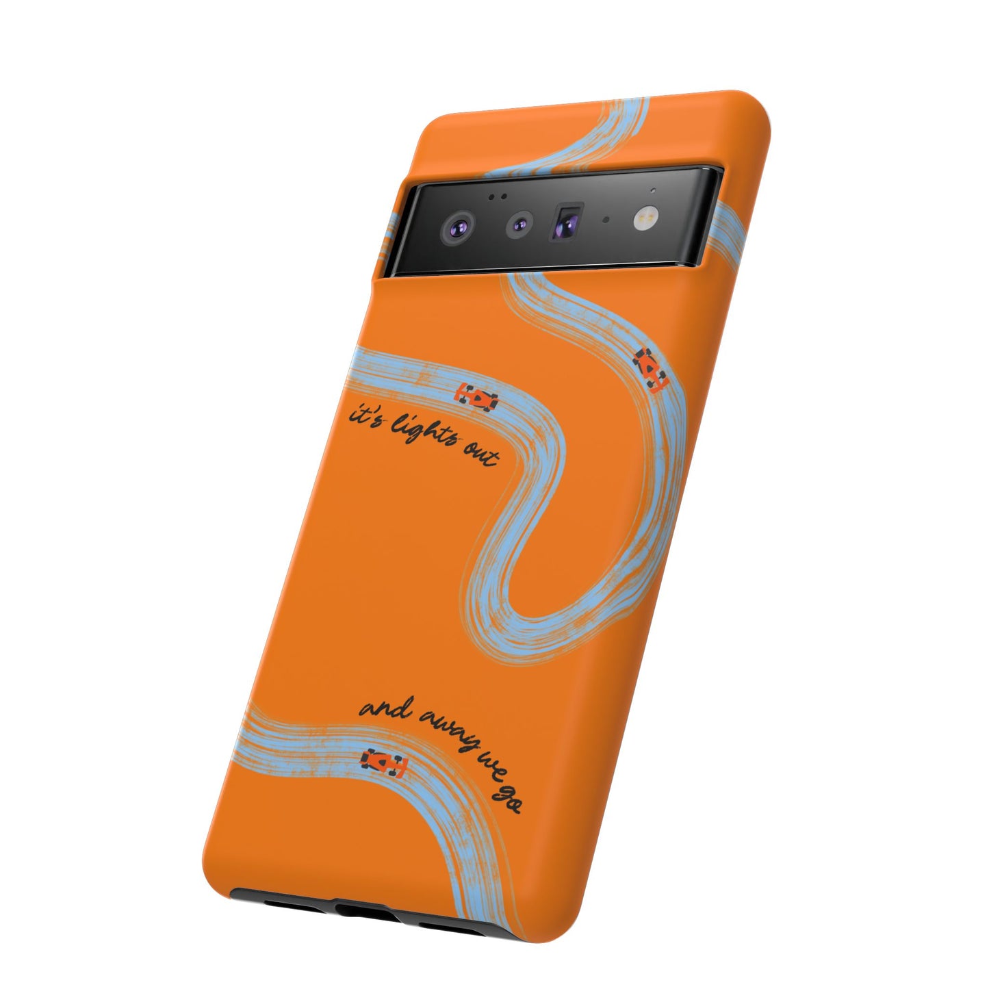 F1 Phone Case McLaren Painted "its lights out and away we go", Trendy F1 Gift, Formula 1 Gift, Cute F1 Phone Case, Phone Case