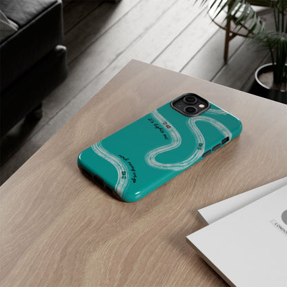 Mercedes F1 Phone Case Painted "its lights out and away we go", Trendy F1 Gift, Formula 1 Gift, Cute F1 Phone Case