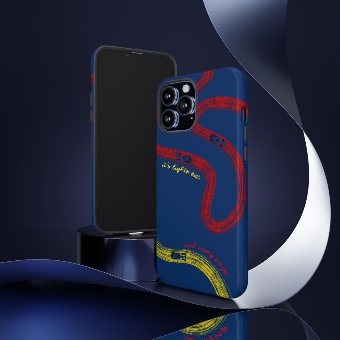 F1 Red Bull Racing Painted Track F1 Phone Case Design