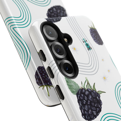 F1 Mercedes and Blackberries Phone Case , Trendy F1 Gift, Formula 1 Gift, Cute Fruit F1 Phone Case, Unique Phone Case