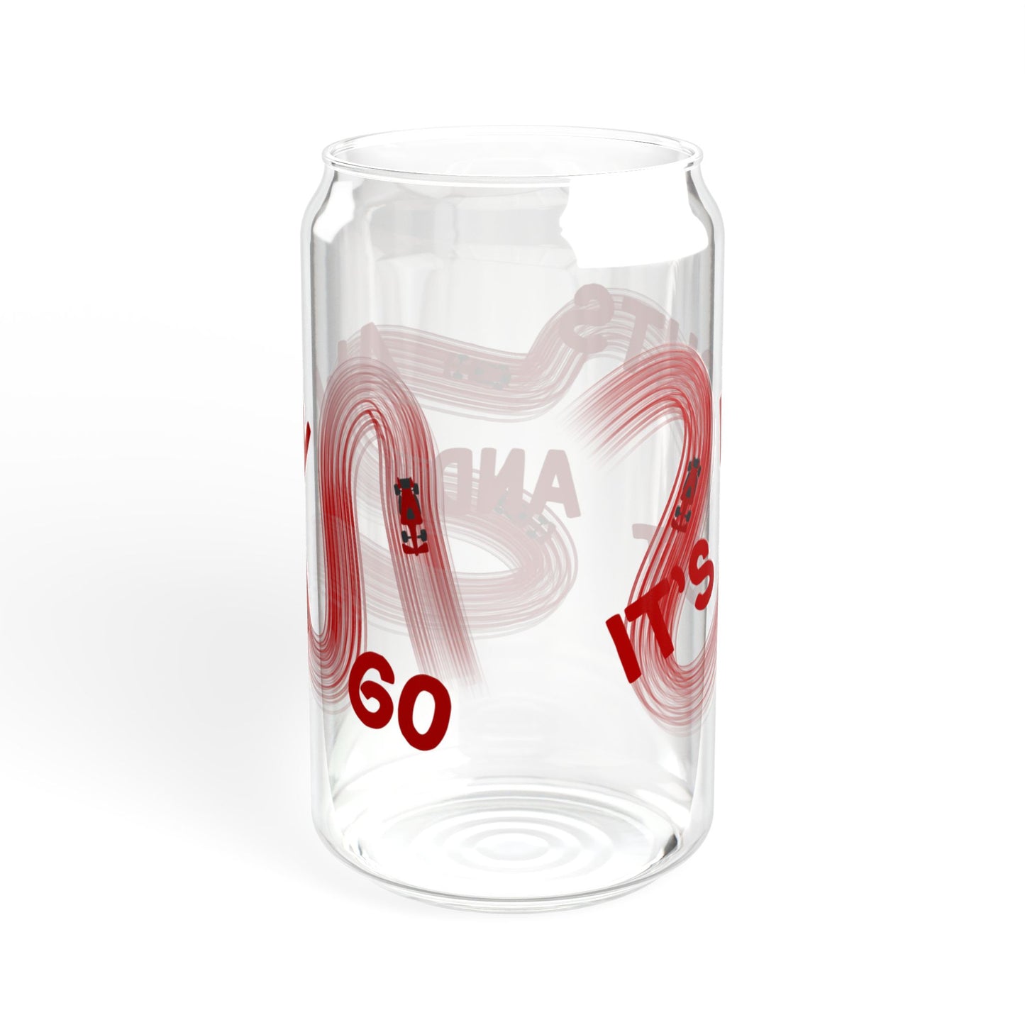F1 Red It's Lights Out sipper glass | 16oz