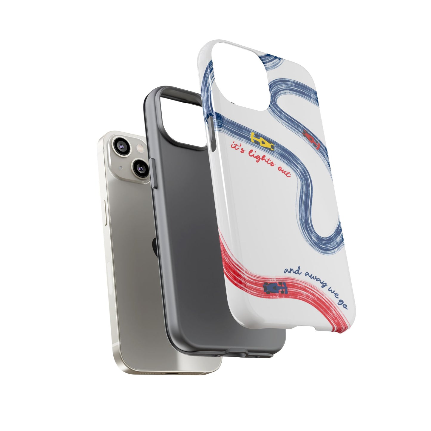 F1 Red Bull Racing Painted Track F1 Phone Case Design