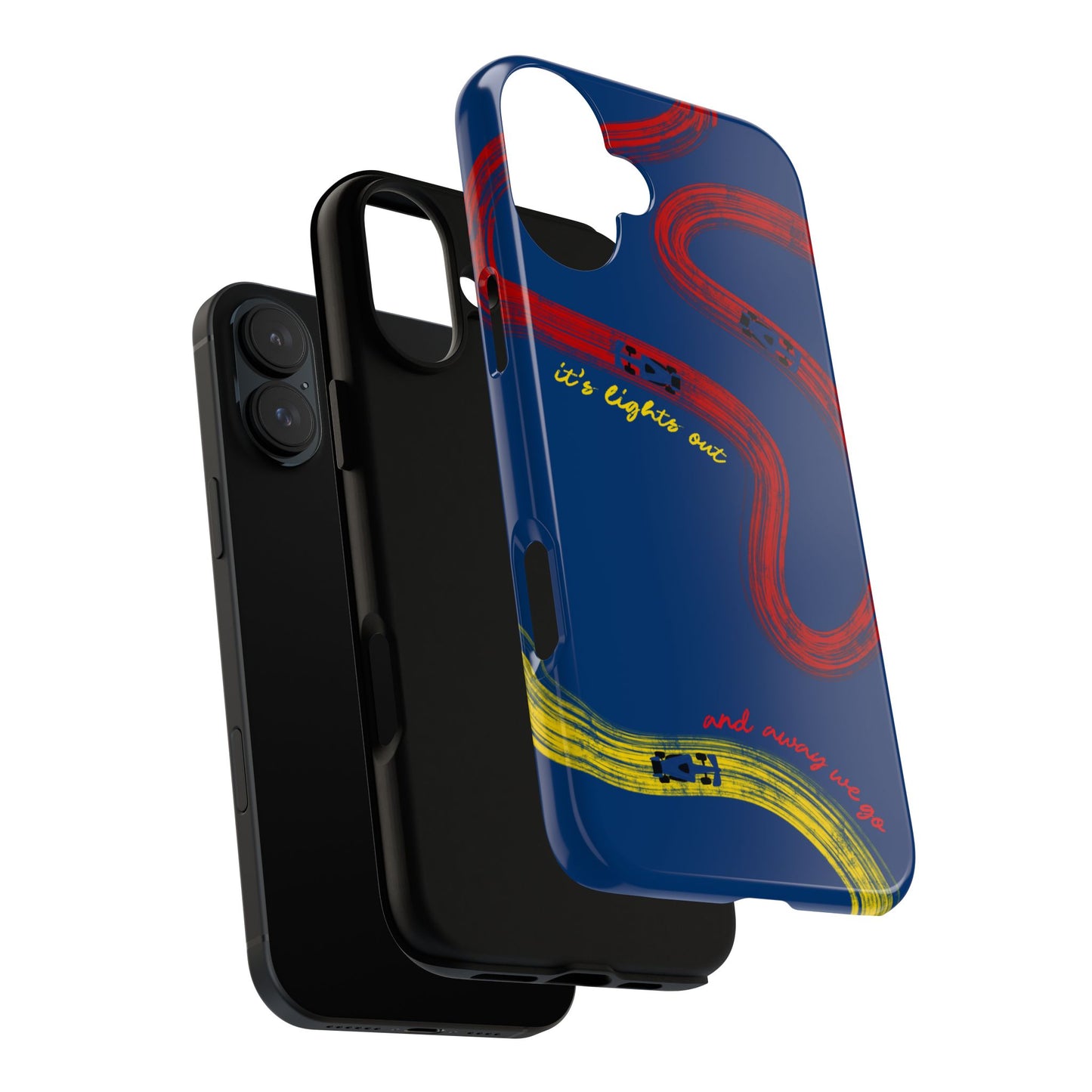 F1 Red Bull Racing Painted Track F1 Phone Case Design